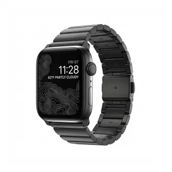 Laikrodžio apyrankė Nomad Stainless Steel Graphite Black V2 42/44/45/49 mm