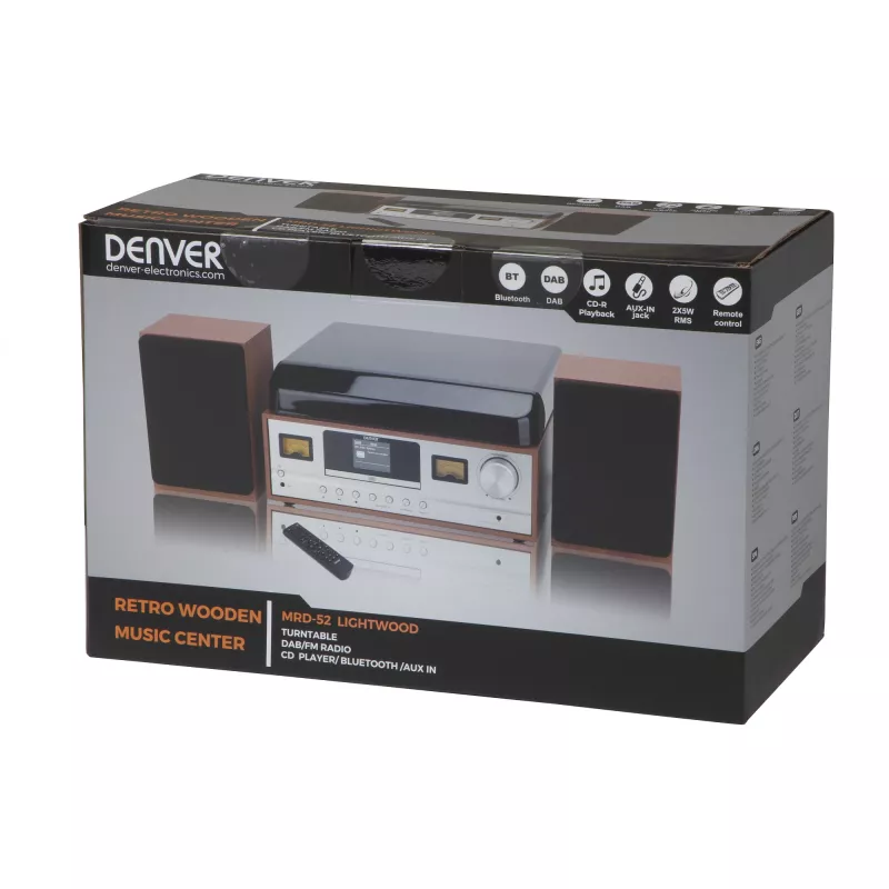 Patefonas Denver MRD-52LIGHTWOOD