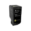 Lexmark 74C20Y0 tonerio kasetė, geltona, 3000 psl.