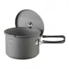 ESBIT puodų rinkinys su alkoholiniu degikliu, aliuminis 1,5 L, Ø15,4 cm, H115 mm, juodas