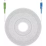 Goobay 59617 Skaidulinis optinis kabelis 0,5 m SC/UPC SC/APC FTTH OS2 Baltas (59617)