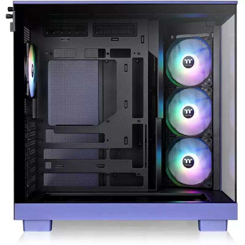 Terminis korpusas Thermaltake View 380 XL TG ARGB, violetinis, dvigubas grūdintas stiklas