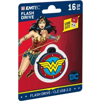 USB atmintukas EMTEC Wonder Woman Collector 16 GB USB Type-A 2.0 Įvairiaspalvis