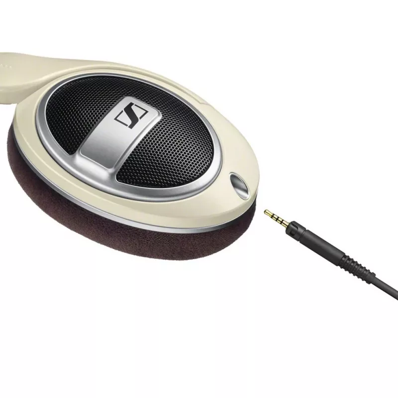 Ausinės Sennheiser HD 599 — laidinės, atviros, 50 Ω, 12–38500 Hz, 1,2 m kabelis, dramblio kaulo spalva