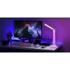 Stalinė lempa Hawk HW-LAMP04 balta LED reguliuojama, balta spalva, reguliuojama galvutė ir rankena