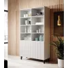 Shelving unit PAFOS 100x40x176.5 cm baltas matinis