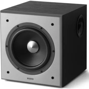 Aktyvus žemų dažnių garsiakalbis Edifier T5, stereo RCA įėjimas/išėjimas, juodas, 70 W (šiek tiek pažeista pakuotė)