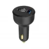 Automobilinis USB įkroviklis 2 prievadai / TA-UC-AC2PD30LCD-CAR01 GEMBIRD