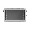 Spintos stovas 19 inch 6U 600x600 pilkas perforuotas