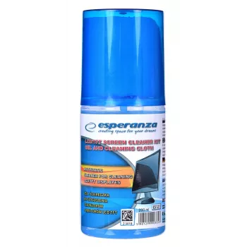Valymo rinkinys ekranams ESPERANZA ES121 LCD / TFT / plazminiams, 200 ml