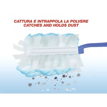Beper Duster Kit C203PUL004 su 10 priedų – rankinis dulkių valiklis su keičiamomis mikropluošto galvutėmis
