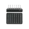 Manhattan įkrovimo stotelė, 6x USB-A prievadai, 6x 2.4A išėjimai, Smart IC, LED indikatoriai, juoda, trejų metų garantija
