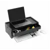 Durable 508201 stalčius monitoriaus laikikliui juodas metalinis 468 mm plotis 221 mm gylis 53 mm aukštis