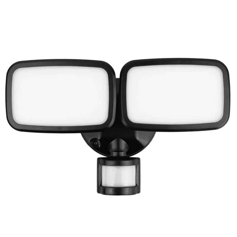 LED sieninis šviestuvas MACLEAN MCE524 su PIR judesio davikliu, modelis MCE524 B