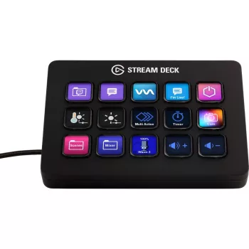 Elgato Stream Deck MK.2 15 klavišų USB valdymo pultas su klasikiniais mygtukais, juodas