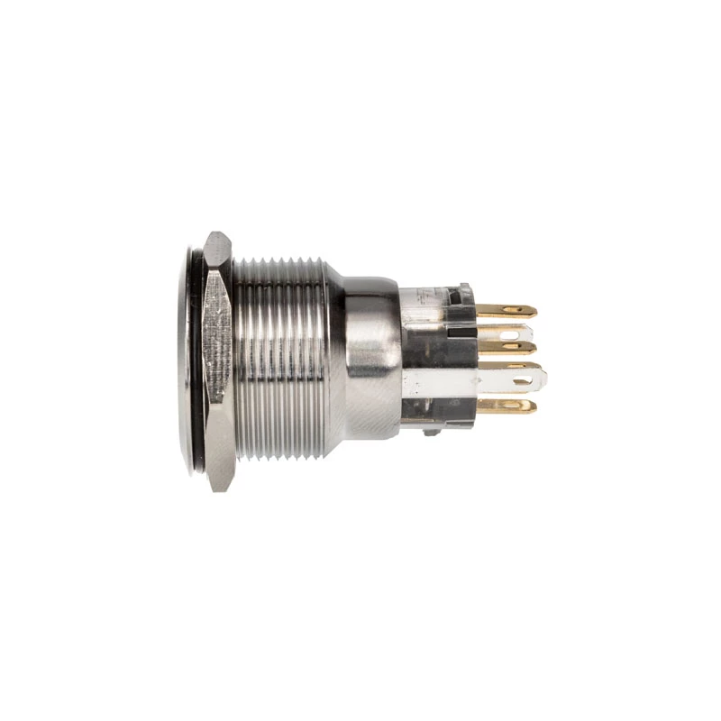 Vandeniui atsparus mygtukas DimasTech PD211 22 mm Silverline Dot RGB