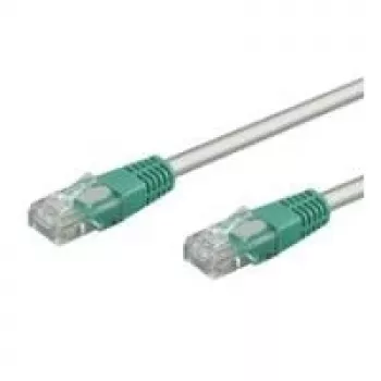 Wentronic Goobay CAT 6 kryžminis jungiamasis kabelis, U/UTP, pilka, žalia, pilkai žalia, 1 m - CCA vario mišinys (68471)