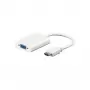 Wentronic Goobay HDMI™ į VGA adapteris, baltas, 0,1 m – HDMI™ kištukas > VGA lizdas, 3,5 mm stereo lizdas (51758)