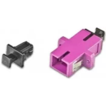 Lightwin LKUP SC-SC MM OM4 Kištukinis lizdas elektroniniam juodam jungikliui – violetinis plastikas (LKUP SC-SC MM OM4)