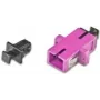 Lightwin LKUP SC-SC MM OM4 Kištukinis lizdas elektroniniam juodam jungikliui – violetinis plastikas (LKUP SC-SC MM OM4)