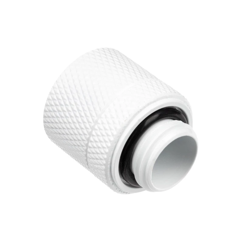 Alphacool 17626 žalvarinė jungtis balta 27 mm aukštis 20 mm skersmuo