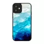 iKins apsauginis dėklas Apple iPhone 12 mini — mėlyno ežero su juodais akcentais