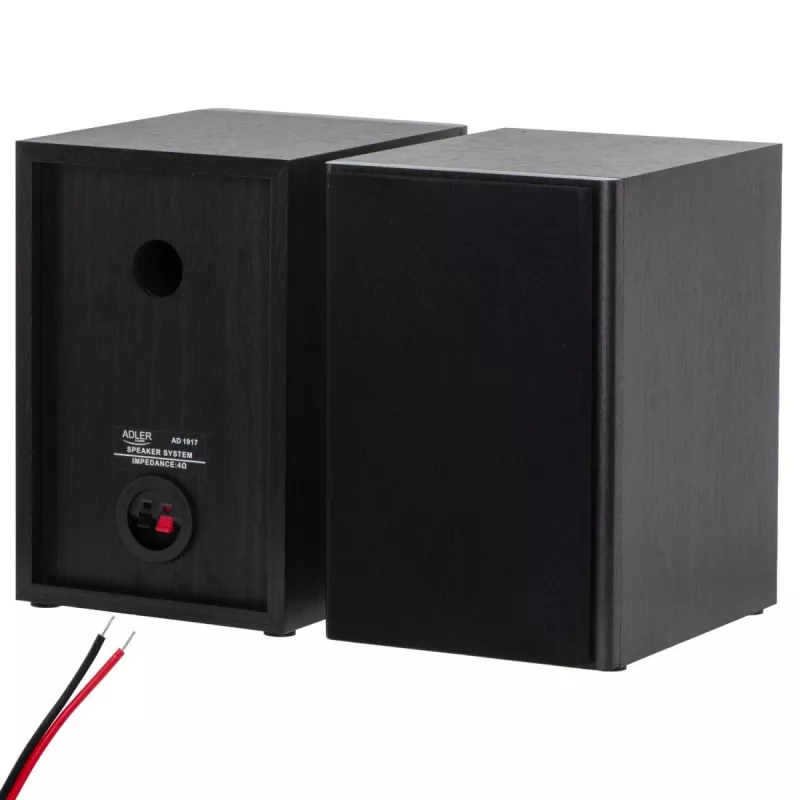 Mini Hi-Fi stereo sistema Adler AD 1917 – Bluetooth 5.3, CD/USB/MP3, 2×25 W RMS, FM imtuvas, 4 juostų ekvalaizeris, AUX, juoda