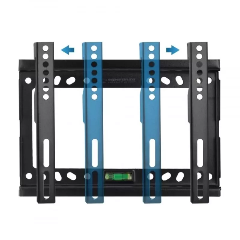 TV laikiklis sieninis Esperanza PERSES 35,6–127 cm (14–50 col.), VESA 75x75–200x200, max 25 kg, juodas