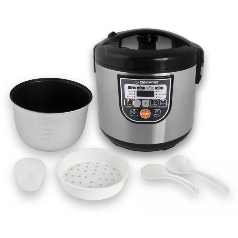 Multivirimo puodas ESPERANZA EKG011, 5 l talpa, 860 W, juodos/spalvotos spalvos