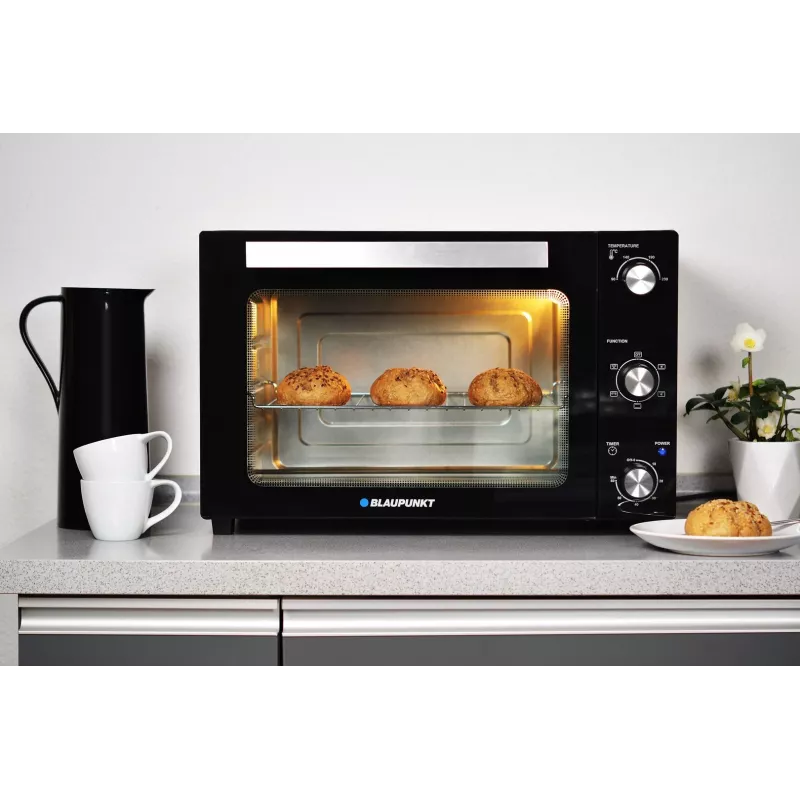 Blaupunkt EOM601 orkaitė Juoda, Nerūdijantis plienas