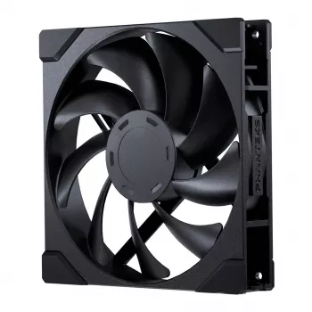 Phanteks M25 Gen2 140mm PWM korpuso ventiliatoriai – 3 vienetų rinkinys, juodi