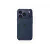 Silicone Dėklas Apple iPhone 17 Pro MagSafe Midnight Tamsiai Mėlyna