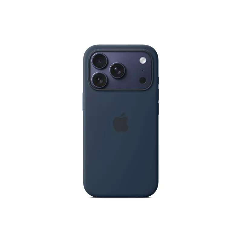 Silicone Dėklas Apple iPhone 17 Pro MagSafe Midnight Tamsiai Mėlyna