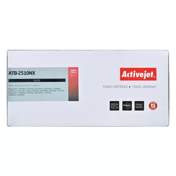 Kasetė su toneriu ActiveJet ATB-2510NX juoda 3000 puslapių, skirta Brother TN2510XL, suderinama