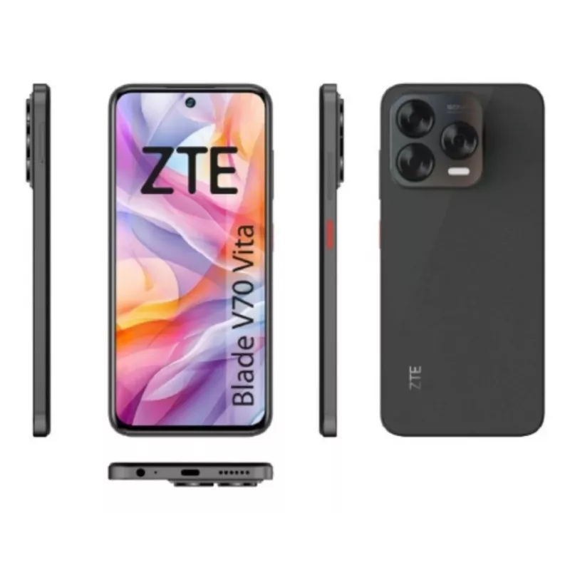 ZTE Blade V70 Vita 8/256GB Dual SIM, pilkos spalvos išmanusis telefonas