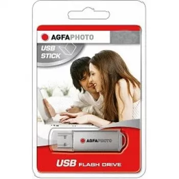 USB atmintukas AgfaPhoto 4GB, sidabrinis, USB 2.0