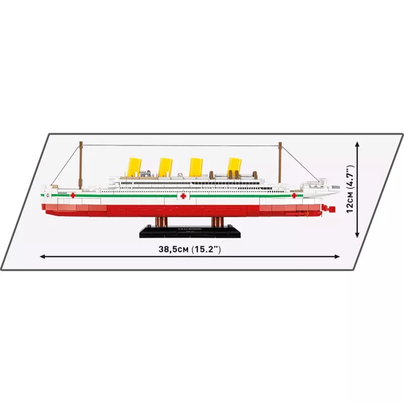 Konstrukciniai blokeliai H.M.H.S. Britannic 636 dalių