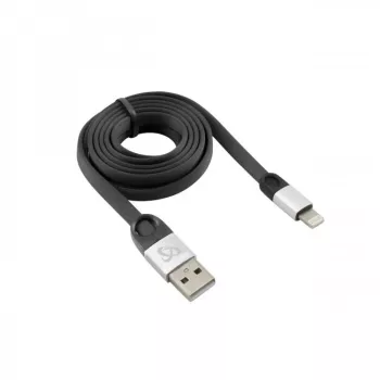 Sbox USB 2.0-8-Pin/2.4A juoda/sidabrinė