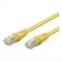 Wentronic Goobay CAT 6 Patch kabelis, U/UTP, geltonas, 7,5 m - CCA vario mišinys (68428)
