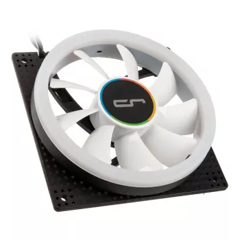 Ventiliatorius Cryorig Crona X 120 mm Baltas — 400–1700 RPM, 60,6 CFM, 2,65 mmH2O