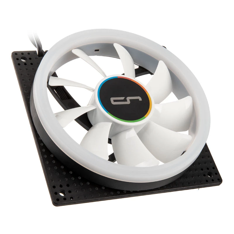 Ventiliatorius Cryorig Crona X 120 mm Baltas — 400–1700 RPM, 60,6 CFM, 2,65 mmH2O