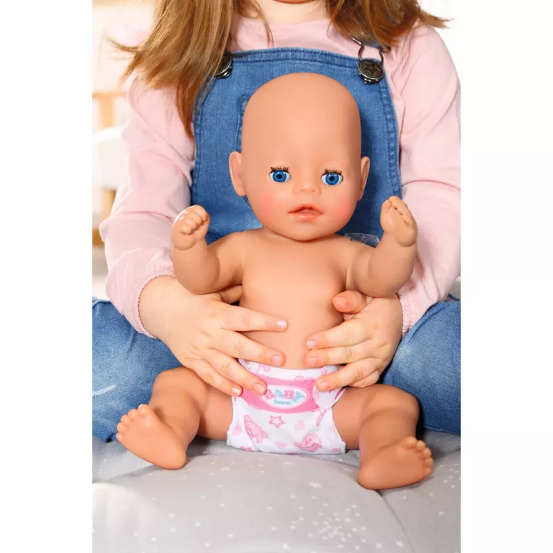 Sauskelnės lėlei BABY born ZAPF — komplektas vystyklų naujagimio dydžio lėlėms