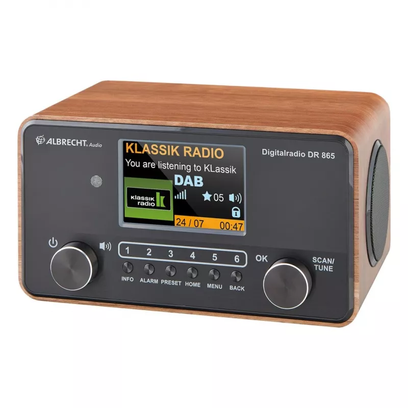 Albrecht DR 865 Senjorų Skaitmeninis Radijas (atidaryta pakuotė)
