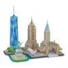 3D dėlionė CubicFun Niujorko miesto linija, 123 detalės, 370×420 mm, nuo 8 m.