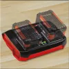 Įkroviklis Einhell Power-X-Twincharger 3 A akumuliatoriams, vidaus naudojimui, juodai raudonas (4512069)