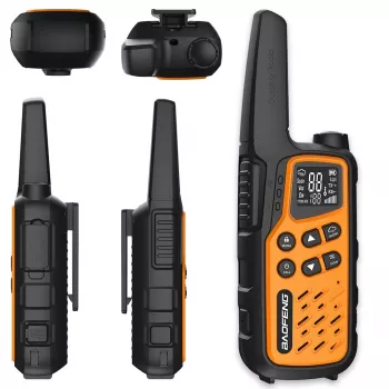 Ryvokliai Baofeng BF-T25E Oranžiniai, 2 vnt.