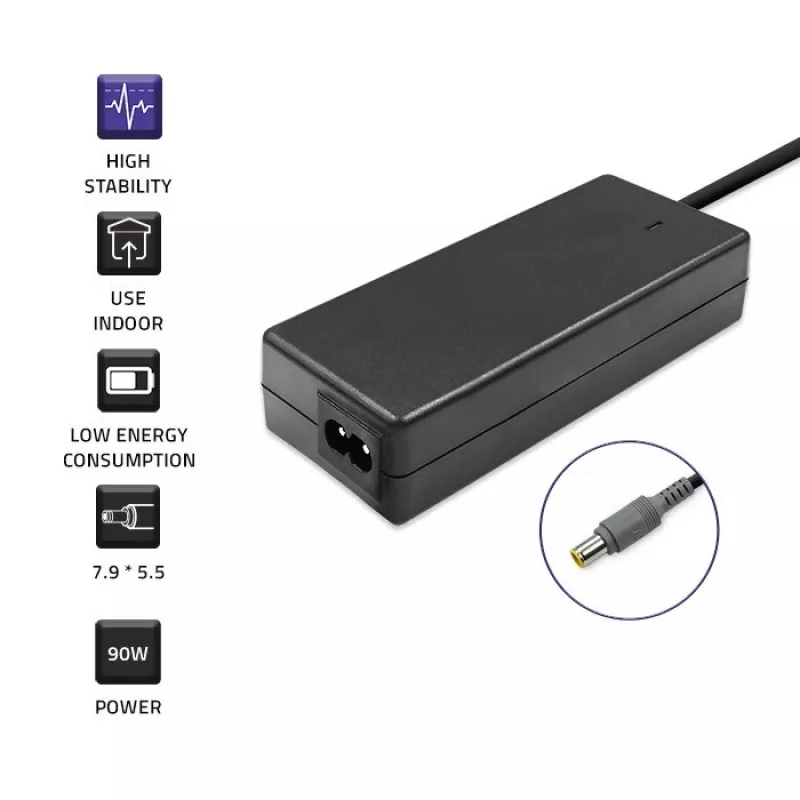 Qoltec 50093 maitinimo adapteris/inverteris 90 W Juodas