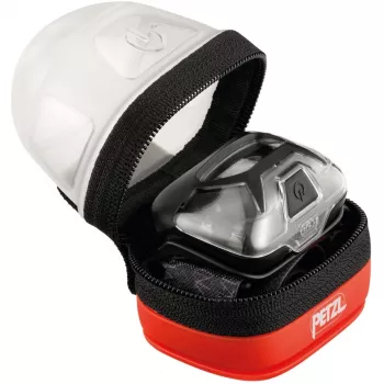 Petzl NOCTILIGHT juoda, raudona – apsauginis dėklas ir šviesos difuzorius