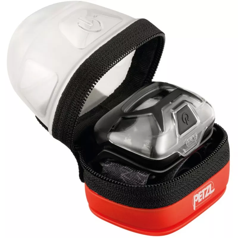 Petzl NOCTILIGHT juoda, raudona – apsauginis dėklas ir šviesos difuzorius