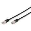 Tinklo laidas Digitus CAT 5e SF/UTP Patch Cord juodas 3 m